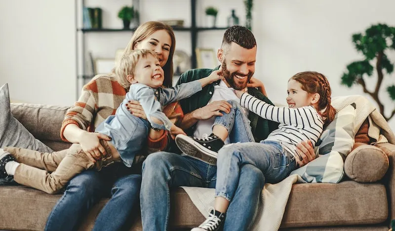 smiling family